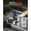 VEVOR Professional Brake Line Flaring Tool, 45 & 37 Degree Double Flare Bubble Flare Tool Kit for 3/16", 1/4", 5/16", 3/8" Copper Aluminum Thin Steel Tubes