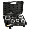 VEVOR Exhaust Pipe Expander Tool Kit, 1-5/8" to 4-1/4" Exhaust Pipe Stretcher, Muffler Pipes Spreader with 7 Heavy-Duty Collects & Storage Case, Automotive Car Tool Kit for Tailpipes Tubes