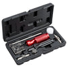 VEVOR Brake Line Flaring Tool Kit, 45° Single & Double Flare Tool for 3/16", 1/4" Copper Tubing - with 2 Forming Dies, Deburring Tool & Toolbox for Automotive Brake Hydraulic Line Repair