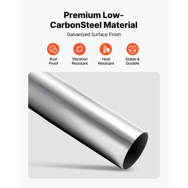 Vevor Exhaust Pipe 8-Piece 2.25
