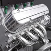 VEVOR Exhaust Headers Manifold Replacement for Chevy LS1 LS2 LS3 LS6 LS7, LS Engine Swap Conversion Exhaust Headers, Stainless Steel, Complete Hardware for Improved Exhaust Flow & Engine Performance