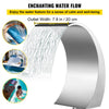 VEVOR Pool Waterfall Fountain Stainless Steel Fountain 15.4\" x 7.9\" x 1.5\" Silver Pool Fountains for Ground Pools Garden Outdoor Waterfalls Sheer Descent Pond Water Feature