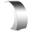 VEVOR Pool Waterfall Fountain Stainless Steel Fountain 15.4\" x 7.9\" x 1.5\" Silver Pool Fountains for Ground Pools Garden Outdoor Waterfalls Sheer Descent Pond Water Feature
