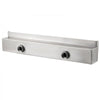 VEVOR Pool Fountain Stainless Steel Pool Waterfall Spillway with Pipe Connector Rectangular Garden Outdoor (59.1\")