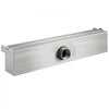 VEVOR Pool Fountain Stainless Steel Pool Waterfall Spillway with Pipe Connector Rectangular Garden Outdoor (11.8\")
