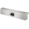 VEVOR Pool Fountain Stainless Steel Pool Waterfall Spillway with Pipe Connector Rectangular Garden Outdoor (11.8\")