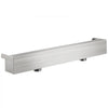 VEVOR Pool Fountain Stainless Steel Pool Waterfall 23.6\" x 4.5\" x 3.1\"(W x D x H) Waterfall Spillway with Pipe Connector Rectangular Garden Outdoor, Silver