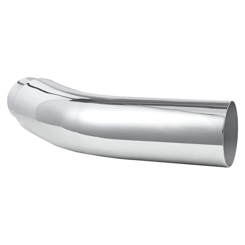 VEVOR Elbow Exhaust Tip, 4 Inch Inlet, 5 Inch Outlet, 23 in Overall Length, Chrome Turn Down Exhaust Tip with Clamp for Truck, Sedan, Sports Car, SUV, Chrome Structure for High Temperature Resistance