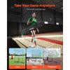 VEVOR Volleyball Training Net System, Freely Height-Adjustable Practice Equipment with Ball Return, 8x11ft Portable Net Station, Easy Setup for Backyard Indoor Outdoor Serving Spiking Improve Accuracy