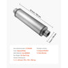 VEVOR Exhaust Muffler, 4 Inch Inlet & Outlet, 30 Inch Overall Length Stainless Steel Exhaust Tip, Universal Resonator Round Body, High Performance for Trucks, Sedans, Sports Cars, SUVs & Daily Drivers