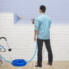 VEVOR Airless Paint Spray Hose Kit, 50ft 3600 psi High Pressure Fiber Tube with 8 inch Extension Rod Pole, Including 517 Tip and Tip Guard, 1/4" Swivel Joint for Homes Buildings Decks or Fences