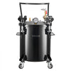 VEVOR Pressure Pot Tank, 5.3 Gal/20 L Heavy Duty Steel Air Tool Pressure Pot, Pressures Pots with Three Quick-Connect Couplers for Home Use, DIY, Art Creations, Large-Diameter Tank
