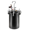 VEVOR Spray Paint Pressure Pot, 15L/3.75gal Pressure Pot Tank, 60 psi Adjustale Pressure, Steel Pressure Pot Paint Tank with Spray Gun, Hoses, Pressure Gauge, for Home Decor and Industry Painting