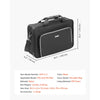 VEVOR PS5 Carrying Case, Travel Bag for Playstation 5 & PS5 Slim Waterproof Nylon, Soft Interior Lining & Padded Dividers for Extra Protection, Spacious Design with Carry Handle for Storage, Home