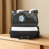 VEVOR PS5 Carrying Case, Travel Bag for Playstation 5 & PS5 Slim Waterproof Nylon, Soft Interior Lining & Padded Dividers for Extra Protection, Spacious Design with Carry Handle for Storage, Home