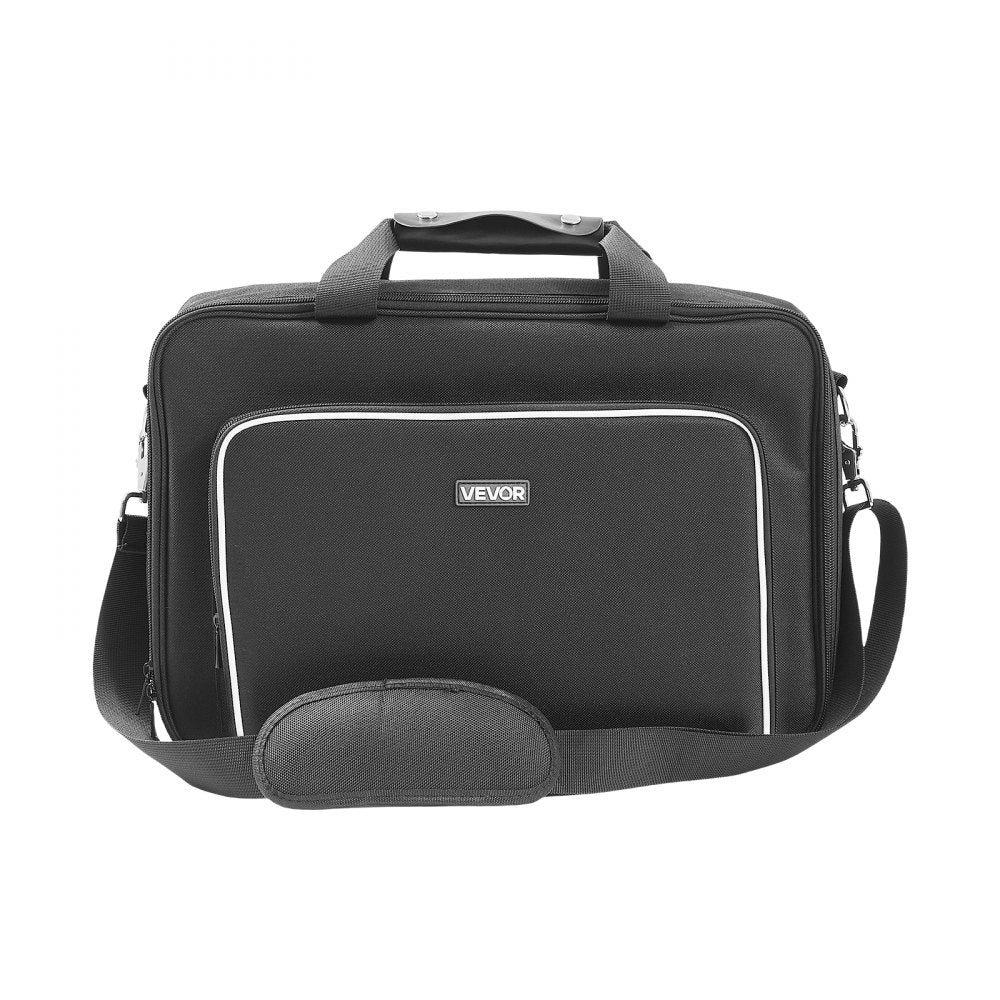 VEVOR PS5 Carrying Case, Travel Bag for Playstation 5 & PS5 Slim Waterproof Nylon, Soft Interior Lining & Padded Dividers for Extra Protection, Spacious Design with Carry Handle for Storage, Home