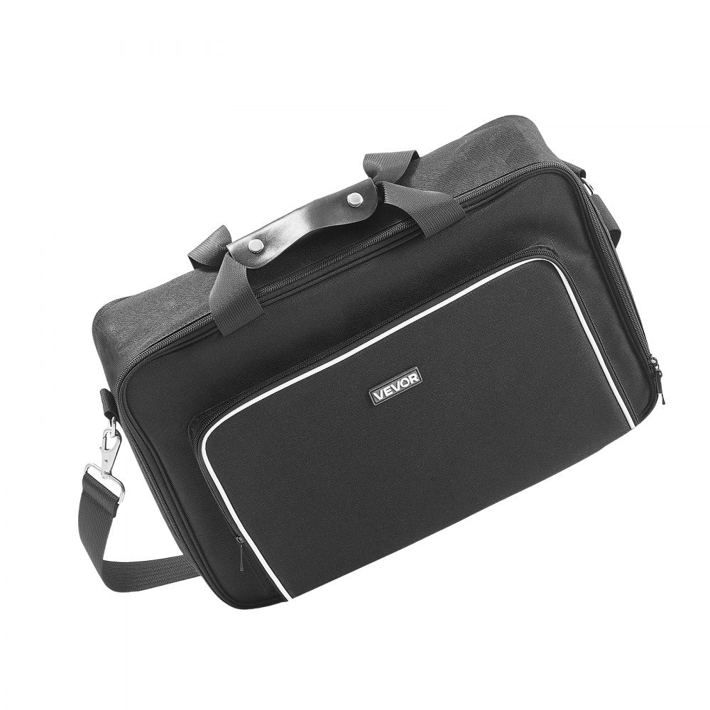 VEVOR PS5 Carrying Case, Travel Bag for Playstation 5 & PS5 Slim Waterproof Nylon, Soft Interior Lining & Padded Dividers for Extra Protection, Spacious Design with Carry Handle for Storage, Home