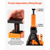 VEVOR Hydraulic Bottle Jack and Jack Stand in One 2 Ton (4409.3 lbs) Lift, for Compact Car, Subcompact Car & Motorcycle, 8.78"-18.39" Lifting Range, All-in-One Heavy Duty Vehicle Unijack, Wide Base