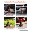VEVOR Hydraulic Bottle Jack and Jack Stand in One 3 Ton (6613.9 lbs) Lift, for Sedans, Compact SUVs & Small Vans, 10.75"-21.14" Lifting Range, All-in-One Heavy Duty Vehicle Unijack with Wide Base