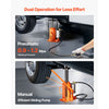 VEVOR Air Hydraulic Bottle Jack, 20 Ton (44092 lbs) Capacity, 10.2-19.5 Inch Lifting Range, Pneumatic/Manual Heavy Duty Welded Bottle Jack with Pump for Car, SUV, Pickup, Truck, RV Auto Repair, Orange