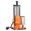 VEVOR Air Hydraulic Bottle Jack, 20 Ton (44092 lbs) Capacity, 10.2-19.5 Inch Lifting Range, Pneumatic/Manual Heavy Duty Welded Bottle Jack with Pump for Car, SUV, Pickup, Truck, RV Auto Repair, Orange