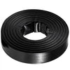 VEVOR Discharge Hose 1-1/2" x 100 ft PVC Lay Flat Backwash Water Pump Hose, for Swimming Pool Sand Filter & Sump Pump, Heavy Duty, Water Transfer Drainage, Weather & Burst-Resistant, with Clamps, Black