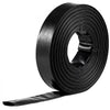 VEVOR Discharge Hose 1-1/2" x 100 ft PVC Lay Flat Backwash Water Pump Hose, for Swimming Pool Sand Filter & Sump Pump, Heavy Duty, Water Transfer Drainage, Weather & Burst-Resistant, with Clamps, Black
