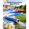 VEVOR Discharge Hose 2" x 100 ft PVC Lay Flat Backwash Water Pump Hose, for Swimming Pool Sand Filter & Sump Pump, Water Transfer Drainage, Weather & Burst-Resistant, with Pin Lug Fittings, Blue