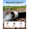 VEVOR Discharge Hose 2" x 100 ft PVC Lay Flat Backwash Water Pump Hose, for Swimming Pool Sand Filter & Sump Pump, Heavy Duty, Water Transfer Drainage, Weather & Burst-Resistant, with Clamps, Black