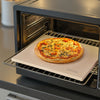 VEVOR Pizza Stone, 15 x 12 in Rectangular Cordierite Pizza Stone, Extra Large Baking-Stone with Scraper, 0.6 in Thick Heat-Resistant Cordierite, for Kitchen Oven, Baking Bread & Pizzas, BBQ Grilling
