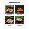 VEVOR Pizza Stone, 20 x 14 x 0.67 in Rectangular Pizza Stone, Extra Large Baking-Stone with Scraper, 1450℉ Heat-Resistant Cordierite, for Oven, BBQ Griller, Baking Bread & Pizza