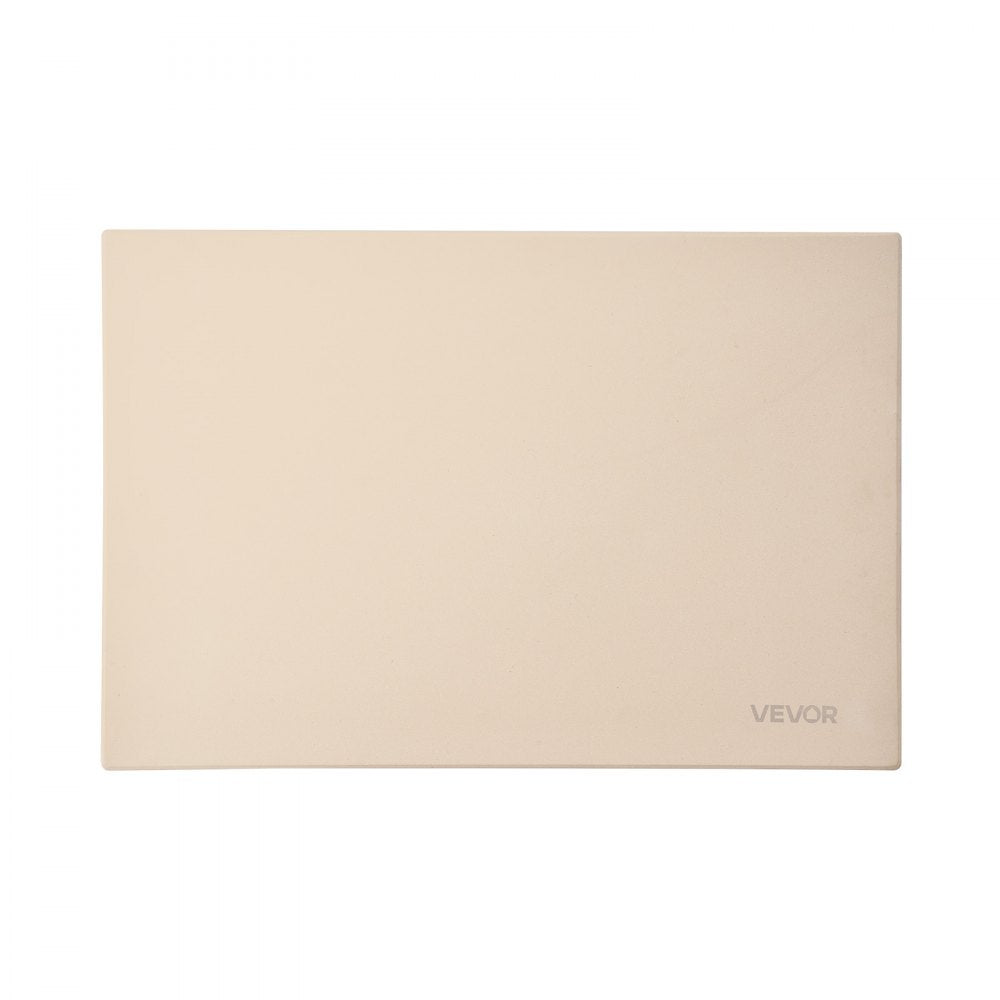 VEVOR Pizza Stone, 20 x 14 x 0.6 in Rectangular Cordierite Pizza Stone, 1450℉ Heat-Resistant Cook Stone, Extra Large Baking-Stone with Metal Peel, Scraper, for Kitchen Bake Oven, BBQ Grill