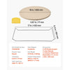 VEVOR Pizza Stone, 16 in Round Pizza Stone, 0.67" Thick Extra Large Baking-Stone with Rack Stand, 1450℉ Heat-Resistant Cooking Stones, for Kitchen Oven, Baking Pizzas, BBQ Grill