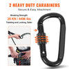VEVOR Tree Stand Safety Rope, 9 ft/2.7 M Treestand Lifeline Rope 30KN Breaking Tension, 0.6'' Hunting Safety Line with Prusik Knot, 2pcs Carabiner and Silencer, for Treestrap and Climbing