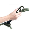 VEVOR Tree Stand Safety Rope, 9 ft/2.7 M Treestand Lifeline Rope 30KN Breaking Tension, 0.6'' Hunting Safety Line with Prusik Knot, 2pcs Carabiner and Silencer, for Treestrap and Climbing