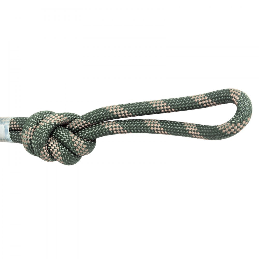 VEVOR Tree Stand Safety Rope, 9 ft/2.7 M Treestand Lifeline Rope 30KN Breaking Tension, 0.6'' Hunting Safety Line with Prusik Knot, 2pcs Carabiner and Silencer, for Treestrap and Climbing