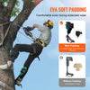 VEVOR Tree Climbing Spikes, 1 Pair Alloy Steel Climbing Spurs, 350lbs Load Capacity Tree Climbing Gear with Straps and Spike Protectors, Arborist Equipment for Climbers, Hunting, Fruit Picking, Green