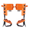 VEVOR Tree Climbing Spikes, 1 Pair Alloy Steel Climbing Spurs, 350lbs Load Capacity Tree Climbing Gear with Straps and Spike Protectors, Arborist Equipment for Climbers, Hunting, Fruit Picking, Orange