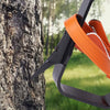 VEVOR Tree Climbing Spikes Set, 1 Pair Alloy Steel Climbing Spurs with Safety Rope and Safety Harness, 350lbs Load Capacity Tree Climbing Gear, Arborist Equipment for Climbers, Fruit Picking, Orange