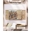 VEVOR 1000 Piece Puzzle Board with 4 Drawers and Cover, 29x21 in, Birthday Gift for Mom, Portable Wooden Table, Jigsaw Accessories for Adult, Puzzle Organizer Storage System