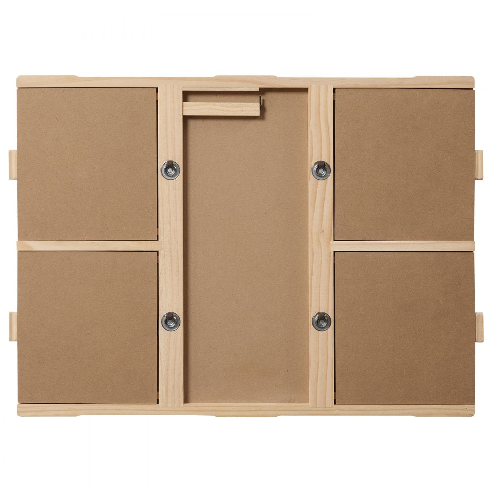 VEVOR 1500 Piece Rotating Puzzle Board with 4 Drawers and Cover, 34x25 in, Birthday Gift for Mom, Portable Wooden Table, 360° Rotation Jigsaw Accessories for Adult, Puzzle Organizer Storage System