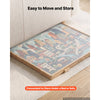 VEVOR 1500 Piece 2-in-1 Tilting & Rotating Puzzle Board 4 Drawers 34x25 in, Portable Wooden Table with Colorful Felt Drawer and Cover, 360° Rotation Puzzles Storage Jigsaw Accessories for Adult