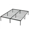 VEVOR 14 Inch Queen Metal Bed Frame Platform, No Box Spring Needed, 1500 lbs Loading Capacity Embedded Heavy Duty Mattress Foundation with Steel Slat Support, Easy Assembly, Noise Free