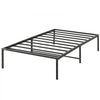 VEVOR 14 Inch Twin Metal Bed Frame Platform, No Box Spring Needed, Embedded Mattress Foundation with Steel Slat Support, Easy Assembly, Noise Free