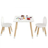 VEVOR Kids Table and 2 Chairs Set, Toddler Table and Chair Set, Children Multi-Activity Table for Art, Craft, Reading, Learning, 1 Table and 2 Chairs