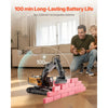 VEVOR Remote Control Excavator Toy, 11 Channel, 1:20 Scale Remote Control Digger Toy, RC Excavator with Lights & Sounds, Full Functional Construction Vehicles for Kids, 2 Batteries, Birthday Present
