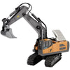 VEVOR Remote Control Excavator Toy, 11 Channel, 1:20 Scale Remote Control Digger Toy, RC Excavator with Lights & Sounds, Full Functional Construction Vehicles for Kids, 2 Batteries, Birthday Present