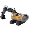 VEVOR Remote Control Excavator Toy, 11 Channel, 1:20 Scale Remote Control Digger Toy, RC Excavator with Lights & Sounds, Full Functional Construction Vehicles for Kids, 2 Batteries, Birthday Present