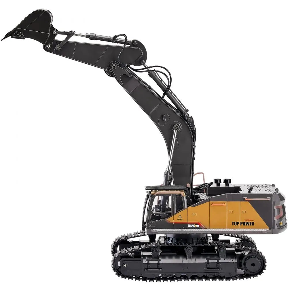 VEVOR Remote Control Excavator Toy, 11 Channel, 1:20 Scale Remote Control Digger Toy, RC Excavator with Lights & Sounds, Full Functional Construction Vehicles for Kids, 2 Batteries, Birthday Present