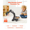 VEVOR Remote Control Excavator Toy, 22 Channel, 1:14 Scale Remote Control Digger with Metal Shovel, RC Excavator with Lights & Sounds, Full Functional Construction Vehicles for Kids, Birthday Present